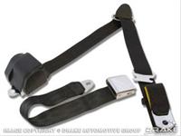 Seat Belts, Shoulder and Lap Belt Type, Three Point, Retractable, Black