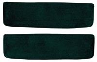 1955-59 Chevrolet/GMC Truck	 Carpet Door Panel Inserts	 w/o Cardboard Backing	 2-Piece	 Daytona	 Dark Green