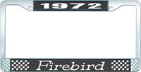 nummerplåtshållare, 1972 FIREBIRD - svart