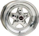 Wheel, Prostar, Aluminum, Polished, 15" x 12",  5 x 4.50" Bolt Circle, 7.50" Backspace