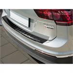 Real 3D Carbon Rear bumper protector suitable for Volkswagen Tiguan II & R-Line 2016-2020 & FL 2020- incl. Allspace 2017-2020 & FL 2020-