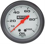 Oil pressure, 67mm, 0-100 psi, mechanical