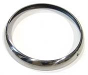 Headlamp Rim Outer, Stainless Steel