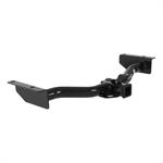 Trailer Hitch, Class III, 2 in. Receiver, Black, Round Tube, Cadillac, Chevy, GMC, Each