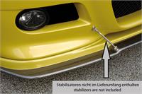 spoiler fram nedre ABS-plast, kolfiberlook