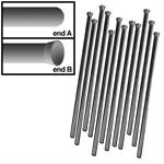 pushrods, 5/16", 250/250 mm, cup/ball