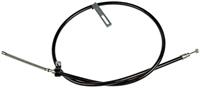 parking brake cable, 167,64 cm, rear right