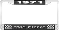 nummerplåtshållare 1971 road runner - svart