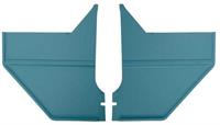 1967-68 Ford Mustang	 Coupe/Fastback	 Kick Panels	 Turquoise / Aqua