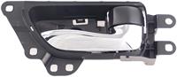 interior door handle chrome lever right rear black housing