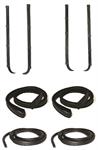 Belt Weatherstrip, Door Seal & Window Channel Kit - Driver side and Passenger side