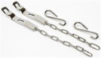 FLEETSIDE TAILGATE CHAINS STAINLESS