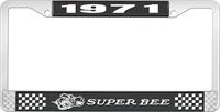 nummerplåtshållare 1971 super bee - svart