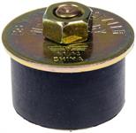 Expansion Plug, Rubber, 1 1/8 in. to 1 1/4 in., Each
