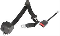 Seat Belts, European-Style Retractable Lap and Shoulder Belts, 135.00 in. Retracting Belt Length, 13 in. Buckle Side, Each