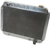"1963-65 CHEVY II/NOVA RADIATOR L6 194/230 AT 3 ROW  INLET ON DRIVER SIDE (15-5/8"" X 23"" X 2"" CORE)"
