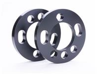 Wheel Spacers, DZX, 15mm Thick, Without Hub Ring, Aluminum, Black Anodized