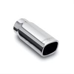End Pipes Stainless Steel 2,25" in / 2,5x2,7" Out / 7,5" Long 15 Degrees Req