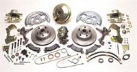 Disc Brakes, Front, 11 in. Diameter Rotors, 1-Piston Calipers, Chevy, Kit