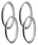 Trim Rings, Rally Wheel, 1971-77 15", Reproduction