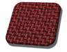 Seat Cover Red Vinyl side/ Red Cloth middle