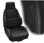 1984-1988 Corvette C4 Accent Stitched Leather Sport Seat Covers