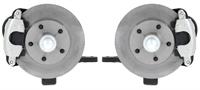 1958-64 Impala, Bel Air, Biscayne; 2" Drop Front Disc Brake Conversion Set; With 11" Standard Rotors