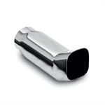 End Pipes Stainless Steel 2,25" in / 2,5x2,5" Out / 8,5" Long Dtm Sq
