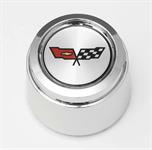Wheel Center Cap Chrome With Emblem For Cars With Aluminum Wheels