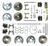 Disc Brake Conversion, Front/Rear, Lines, Master Cylinder, Rotors, Calipers