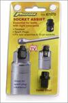 PROFORM® SOCKET ASSIST: 1/4" x 1/4", 1/4" x 3/8", 3/8" x 3/8" (12 PT x SOCKET SIZE)."