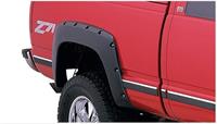 Fender Flares, Pocket Style, Rear,  Black, Thermoplastic, Chevy, GMC, Pair