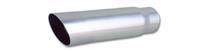 "3"" O.D. x 2 1/4"" inlet x 11"" long S.S. Truck/SUV Exhaust Tip (single wall, angle cut)"