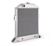 Natural Finish Downflow Radiator for Ford w/Auto Trans