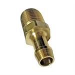 Fitting, Brass, Straight, 3/16 in. Hose Barb, to 1/8 in NPT Male Threads, Each