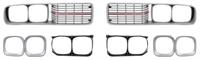 1973-74 Charger SE Grill Set - Chrome