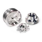 Pulley Kit, Billet aluminum, Serpentine