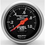 Fuel pressure, 52.4mm, 0-1 kg/cm2, mechanical