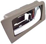 interior door handle - rear right - stone(gray)+chrome