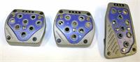 pedalplattor silver med blått ljus (nla)