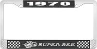 nummerplåtshållare 1970 super bee - svart