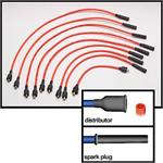 Spark Plug Wires, Restoration, 7mm, Orange,