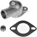 Water Neck, Thermostat Housing, Aluminum, Natural