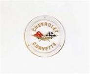 emblem Corvette, Fram 1958-1960, bak 1958-1962, guld