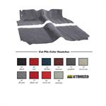 1955-57 CHEVY 2 & 4 DOOR 1-PIECE MOLDED CUT PILE CARPET - RED