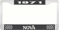 nummerplåtshållare, 1971 NOVA STYLE 2 svart