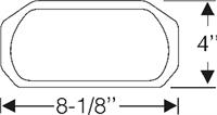 Parking light lens gasket