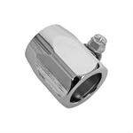 Hose Clamp, AN8, Stainless Steel/Aluminum, Natural/Chrome