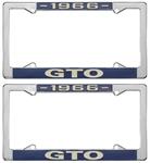 License Plate Frames, "1966 GTO" Custom