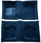 1971-73 Mustang Coupe / Fastback Passenger Area Nylon Loop Carpet with Mass Backing - Dark Blue
